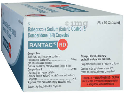 Rantac RD 30mg/20mg Capsule image