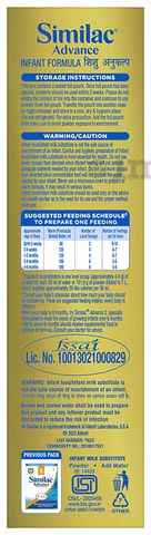 Similac advance hot sale stage 1
