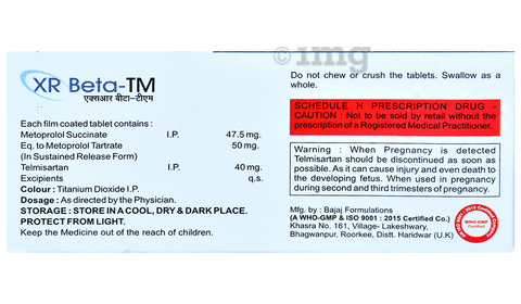 XR Beta-TM Tablet SR image