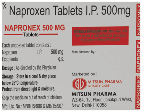 Napronex 500 MG Tablet image