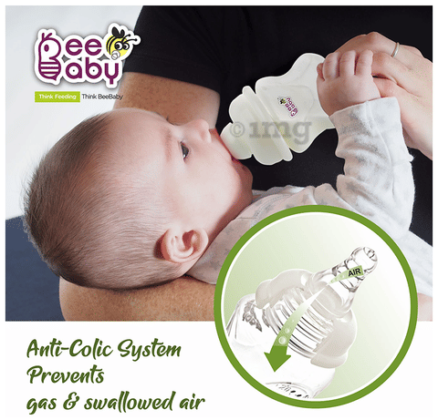 BeeBaby Comfort Slim Neck Baby Feeding Bottle with Slow Flow Anti