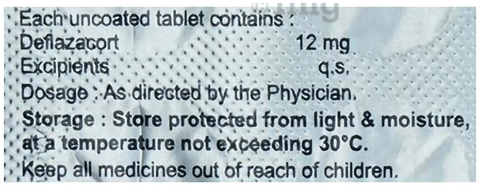 Tyzocort 12 Tablet image Tyzocort 12 Tablet image
