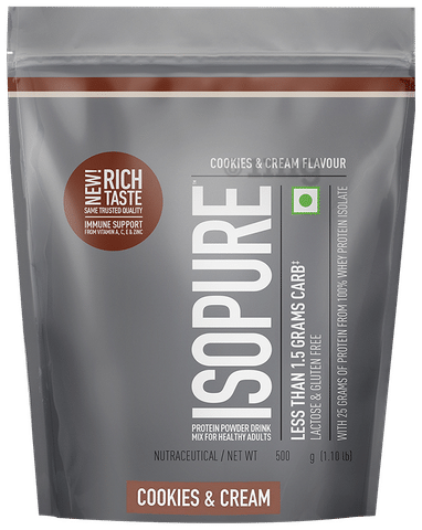 Isopure Whey Protein Isolate Powder for Skin Nails Immunity