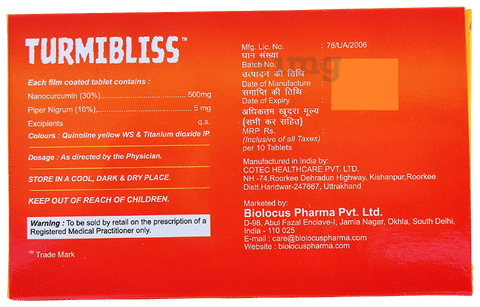 Turmibliss Tablet image Turmibliss Tablet image