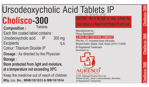 Cholisco 300 Tablet image