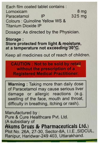 Justdol-P Tablet image