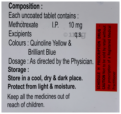 Arthrate 10 Tablet image