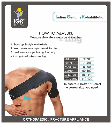 IGR Shoulder Support Grey Small image IGR Shoulder Support Grey Small image