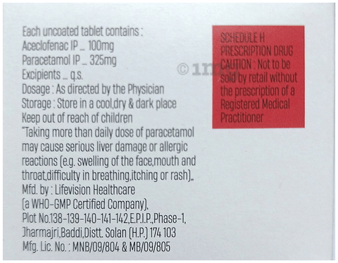 Aceclay-P Tablet image