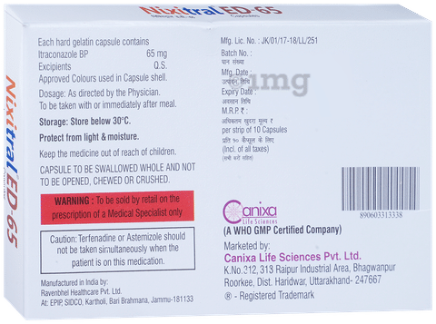 Nixitral ED 65 Capsule image