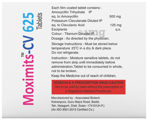 Moximits-CV 625 Tablet image Moximits-CV 625 Tablet image