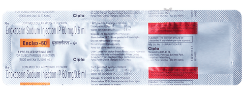 Enclex 60 Injection image