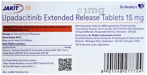 Jakit 15 Tablet ER image Jakit 15 Tablet ER image