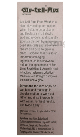 Glu-Cell-Plus Face Wash image Glu-Cell-Plus Face Wash image