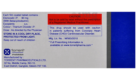 Torcoxia BCD 90 Tablet image Torcoxia BCD 90 Tablet image