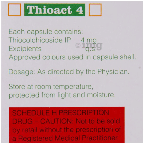 Thioact 4mg Capsule image