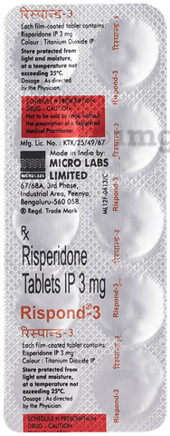 Rispond 3mg Tablet image