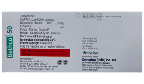 Bethcol 50 Tablet image