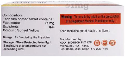 Febu9 80 Tablet 2