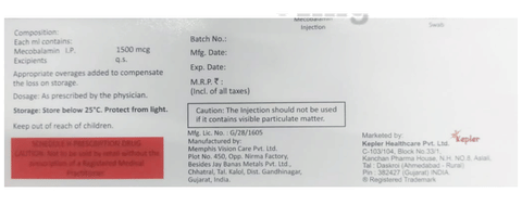 Buy BI Folate AQ 1500mcg Injection Online: View Uses, Side Effects, Price,  Substitutes | 1mg