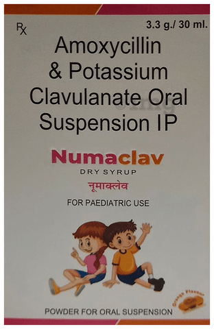 Numaclav Dry Syrup Orange