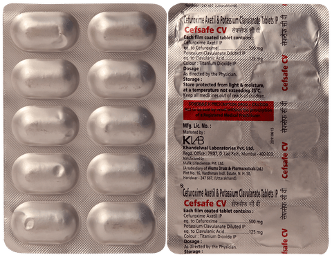 Cefsafe CV Tablet image Cefsafe CV Tablet image