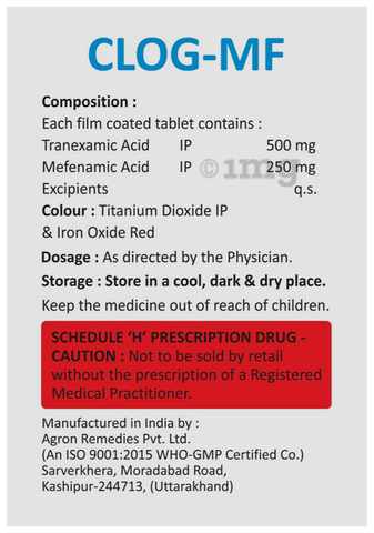 Clog-MF Tablet image