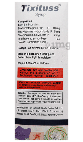 Tixituss Syrup image