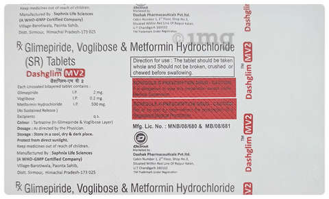 Dashglim MV2 Tablet SR