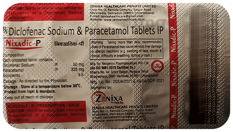 Nixadic-P Tablet