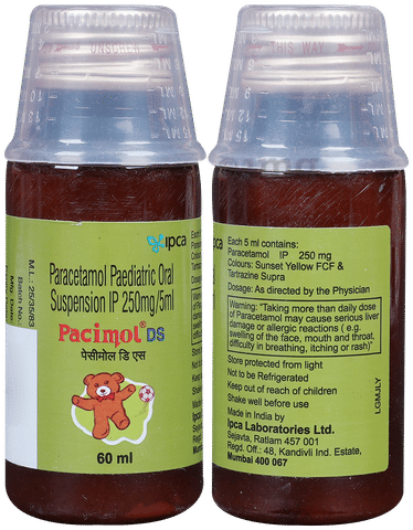 Pacimol DS Oral Suspension image