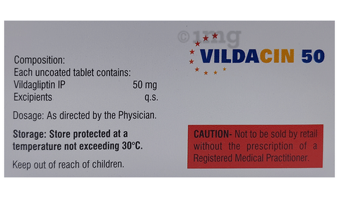 Vildacin 50 Tablet image Vildacin 50 Tablet image