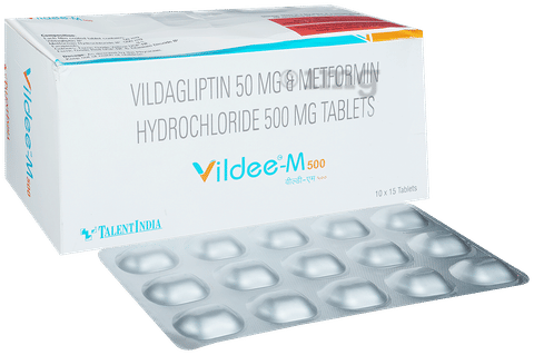 Vildee-M 500 Tablet image Vildee-M 500 Tablet image