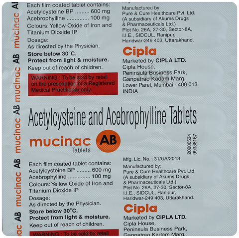 Mucinac AB Tablet image