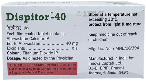 Dispitor 40 Tablet image Dispitor 40 Tablet image