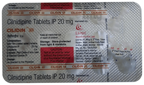 Cilidin 20 Tablet image Cilidin 20 Tablet image