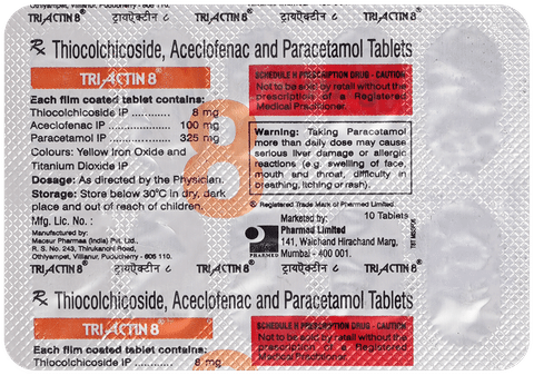 Triactin 8 Tablet