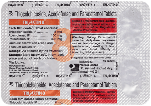 Triactin 8 Tablet image Triactin 8 Tablet image
