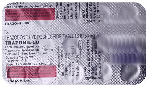 Trazonil 50 Tablet image