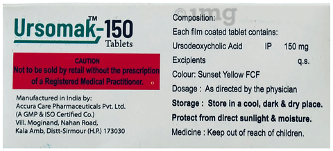 Ursomak 150 Tablet image