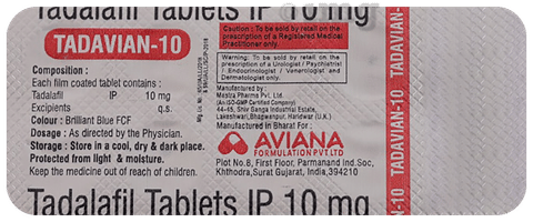 Tadavian 10 Tablet