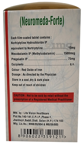 Neuromeda-Forte Tablet image Neuromeda-Forte Tablet image