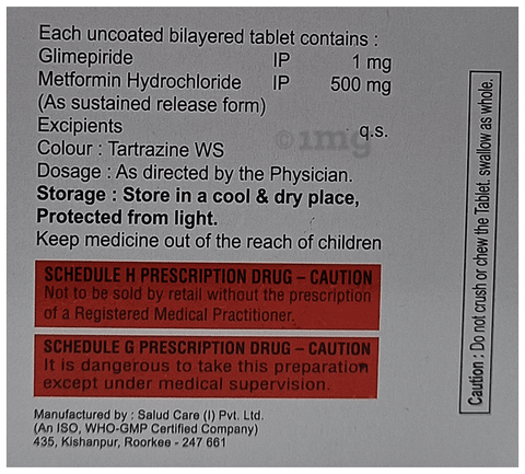 Glycihal G 1 Tablet PR