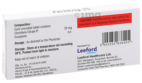 Fertitrig 25 Tablet image