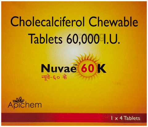 Nuvae 60K Chewable Tablet image Nuvae 60K Chewable Tablet image