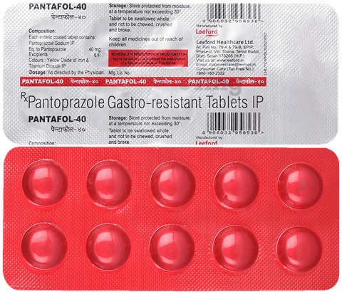 Pantafol 40mg Tablet image Pantafol 40mg Tablet image