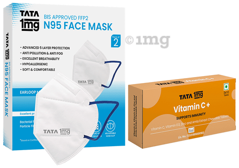 Combo Pack of Tata 1mg Vitamin C with Vitamin D3 Zinc and Amla