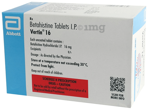 Vertin 16 Tablet
