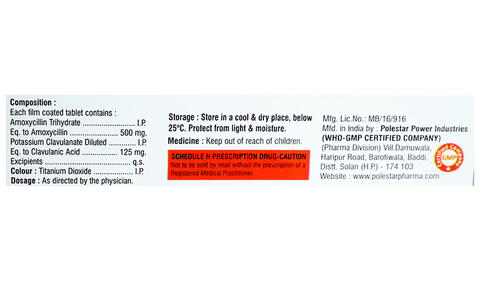 Arcmox-CV 625 Tablet image
