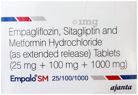Buy Empalo SM 25/100/1000 Tablet ER Online: View Uses, Side Effects ...